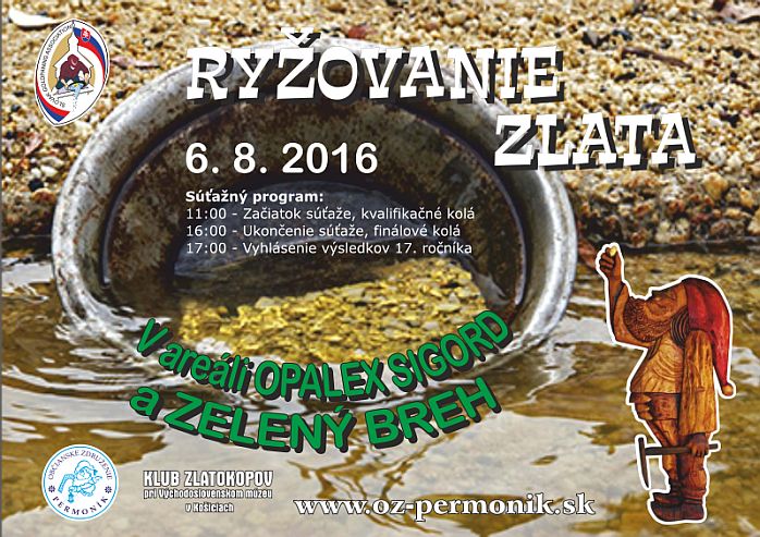 Sigord - ryžovanie zlata - 2016