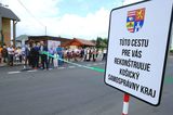 Dokončenie opravy cesty v Michaľanoch
