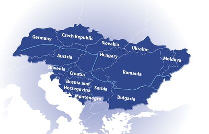 Mapa územia GoDanuBio