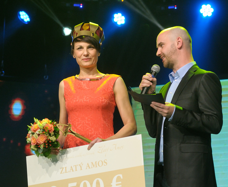 Zlatý Amos Katarína Sedmáková - foto zlatyamos.sk