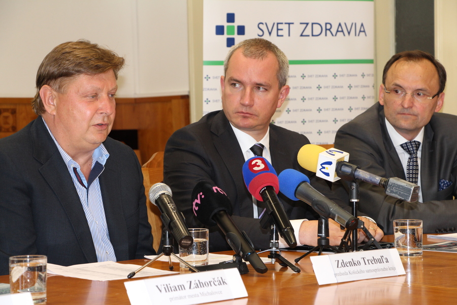 Tlačová beseda k novej nemocnici v Michalovciach