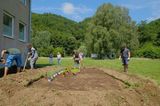 Realizácia dažďovej záhrady v Kysaku